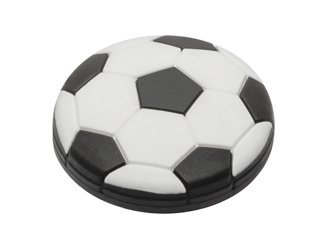 Ручка-кнопка frk006-r (футбольный мяч чёрный)