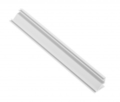 GTV: Алюминиевый профиль GLAX угловой - накладной, цвет серебро, (цена за 2 метра), БЕЛЫЙ: PA-GLAXNKKT-AL-10