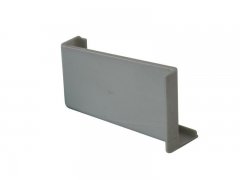 Накладка декоративная для навеса шкафа 806007500SX, пластик, алюминий, левая