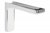 Менсолодержатель Leonardo 18, отделка хром глянец, комплект 2 штуки