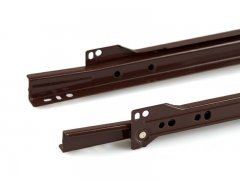 Направляющие роликовые Firmax длина 500 мм, коричневые, RAL8017, (4 части)