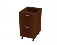 Корпус напольной тумбочки для кухни, 2 ящика 450*560*720