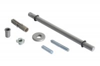 Менсолодержатель One 20, отделка алюминий, комплект 2 штуки