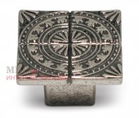 SPARTA Ручка-кнопка серебро состаренное: A-1434.G35