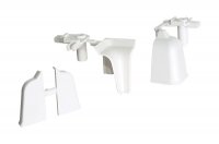 Комплект угловых элементов для овального бортика M3000/M3010, цвет 02 белый