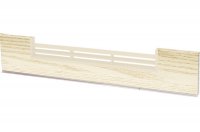 2453 Решётка вентиляционная для цоколя ПВХ H.100, L=600, декапе