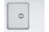 Мойка Orion OID 611-62, цвет полярный белый, выпуск 3,5&quot;, вентиль-автомат, скрытый перелив, сифон в комплекте