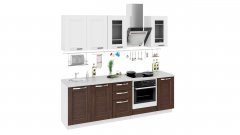 Кухонный гарнитур длиной - 240 см (со шкафом НБ)