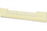 1366 Решётка вентиляционная для цоколя ПВХ H.120, L=600, сосна