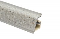 128.Бортик овальный L=4000, искра стоун серая