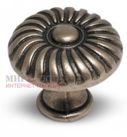 Ручка-кнопка D30мм серебро состаренное: P2349030SFE