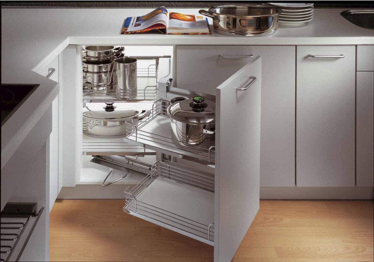 механизм для углового шкафа кухни