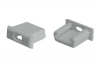 Заглушка с отверстием для профиля 1506, цвет серый