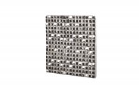 Ручка-кнопка 32мм, отделка серебро