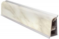 002.Бортик овальный L=4000, мрамор жёлтый