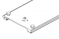Concepta 30 Профиль-соединитель 110мм для 2-х дверей шириной до 900мм