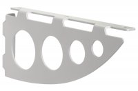 Менсолодержатель Serenissima 24, отделка серебро, комплект 2 штуки