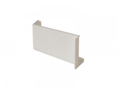 Накладка декоративная для навеса шкафа 806000100SX, белая, левая