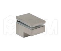 Менсолодержатель 40Х60 мм для деревянных и стеклянных полок 6 -25 мм, никель (2 шт.): MS.1437.NP