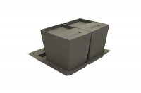 Система хранения в базу 600 (2 ведра), отделка орион серый