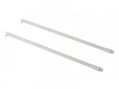 Рейлинги Firmax длина 400 мм, круглые средние для ящика Newline, белые