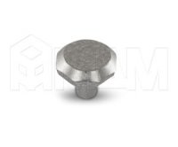 Ручка-кнопка железо белое: WPO.761.000.00C8