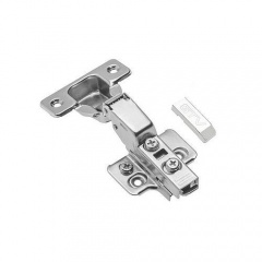 Петля GTV 3D полунакладная самозакрывающаяся без евро шурупа регулировка в 3 плоскостях: ZM-DCHC08-3DBEO