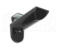 KAIMAN Менсолодержатель для деревянных и стеклянных полок 7 - 41 мм, черный (2 шт.): 7033 BP