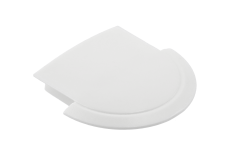 GTV: Заглушка для профиля PA-GLAX-AL - цвет белый (цена за 10шт.): PA-ZASGLAX-10