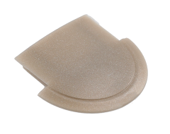 GTV: Заглушка для профиля PA-GLAX-AL - цвет шампань (цена за 10шт.): PA-ZASGLAX-90