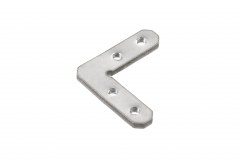 GTV: Соединитель к профилям LED GLAX для гипсокартонных плит 90° горизонтальный (к-т 2 шт.): PA-CPGLAXAH-00