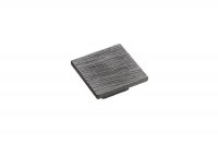 Ручка-кнопка 16мм, отделка венге