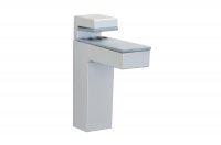 Менсолодержатель "BiQuadro", отделка хром матовый, комплект 2 штуки