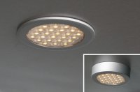 Светильник LED Round Ring, 1.5W, 6000K, отделка алюминий