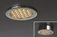 Светильник LED Round Ring, 1.5W, 3000K, отделка хром глянец