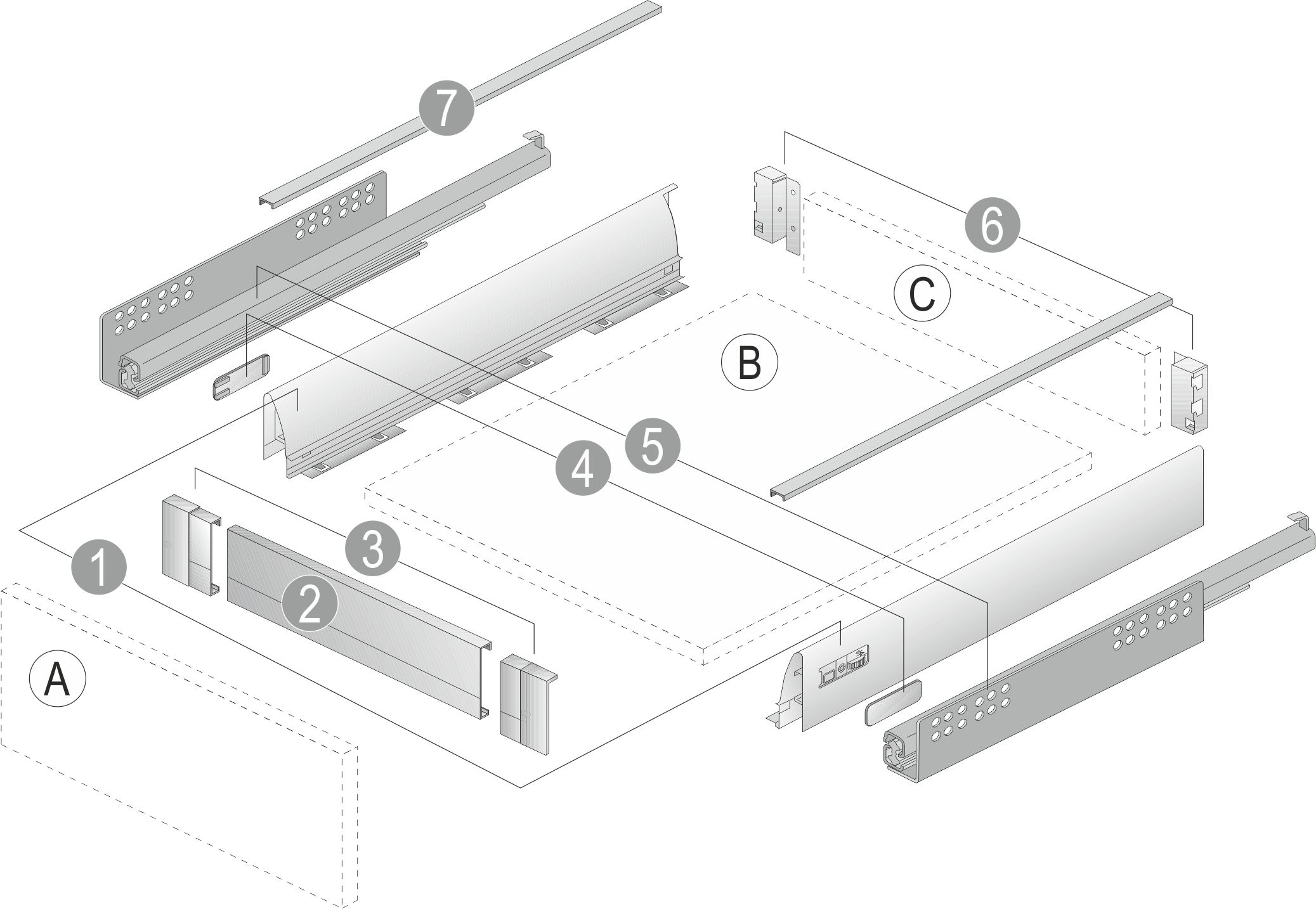 Hettich Innotech внутренний ящик