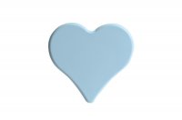 Ручка-кнопка 32 мм, 68*60, отделка голубая