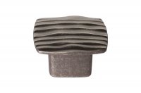 Ручка-кнопка 16мм, отделка олово грубое