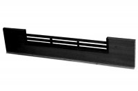 0330 Решётка вентиляционная для цоколя ПВХ H.150, L=600, черный глянец