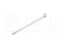 DWD XP Круглый рейлинг, серый металлик, 450 мм (правый): F092075881 R