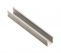 GTV: Алюминиевый профиль GLAX MINI накладной, высокий (цена за 2 метра), ШАМПАНЬ: PA-GLAXMNKW-AL-90