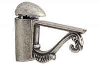 Менсолодержатель пеликан классический, отделка серебро старое, комплект 2 штуки