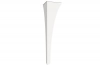 Нога для стола Флоренция, h.720, отделка белый бархат (матовый)