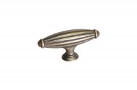 Ручка-кнопка, отделка бронза английская