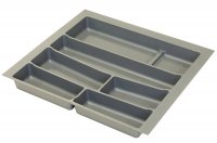 Ёмкость в базу 600 для столовых приборов, цвет орион серый