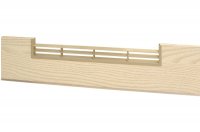 2453 Решётка вентиляционная для цоколя ПВХ H.150, L=600, декапе NEW