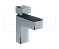 КВАДРО Менсолодержатель 24х66 мм для деревянных и стеклянных полок 4 - 40 мм, хром: SU16A ZCR