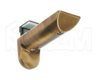 KAIMAN Менсолодержатель для деревянных и стеклянных полок 7 - 41 мм, бронза состаренная (2 шт.): 7033 54