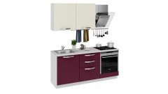 Кухонный гарнитур длиной - 180 см (со шкафом НБ)