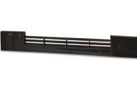 0330 Решётка вентиляционная для цоколя ПВХ H.100, L=600, черный глянец NEW